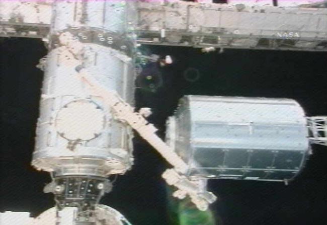 Spacewalkers Help Deliver Station's New European Laboratory